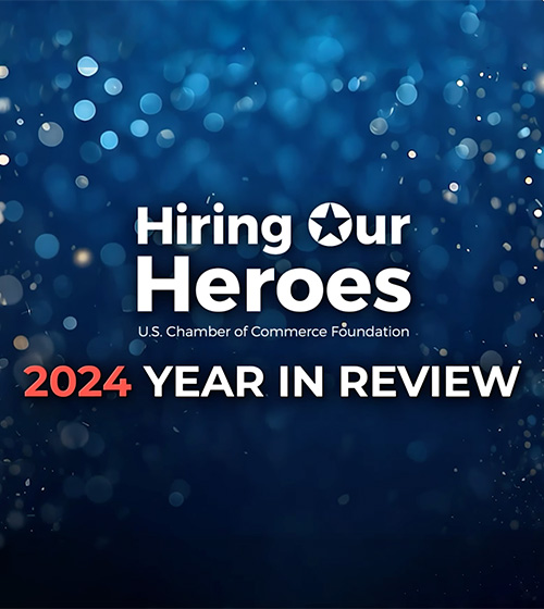 2024 Hiring Our Heroes Year in Review video thumbnail image